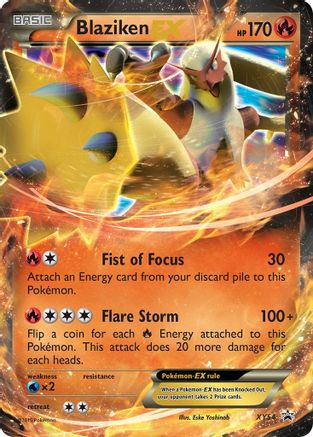 Blaziken EX XY54  - Holofoil