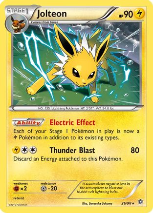 Jolteon 026/98  - Holofoil
