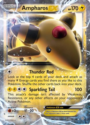 Ampharos EX 027/98  - Holofoil