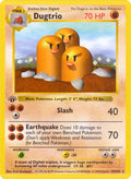 Dugtrio (019/102) (Unlimited) [Base Set (Shadowless)]