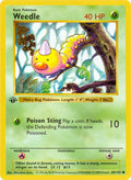 Weedle (069/102) (1st Edition) [Base Set (Shadowless)]