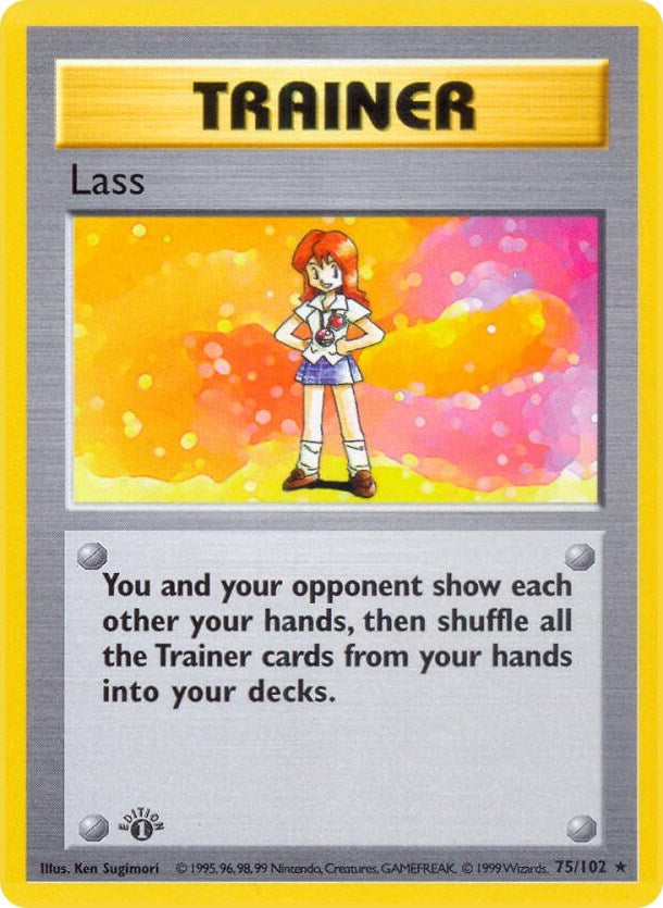 Lass (075/102) (Unlimited) [Base Set (Shadowless)]