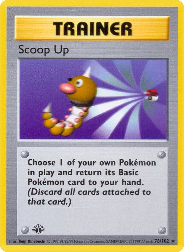 Scoop Up (078/102) (Unlimited) [Base Set (Shadowless)]