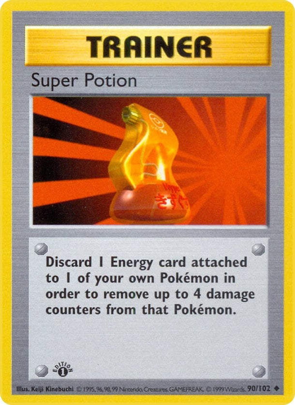 Super Potion (090/102) (Unlimited) [Base Set (Shadowless)]