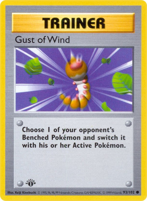 Gust of Wind (093/102) (1st Edition) [Base Set (Shadowless)]
