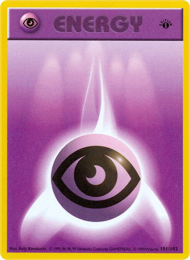 Psychic Energy (101/102) (1st Edition) [Base Set (Shadowless)]