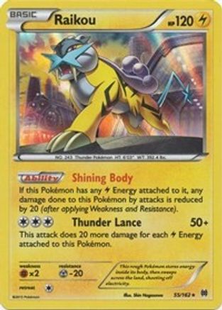 Raikou 055/162  - Holofoil