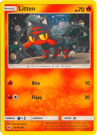 Litten 024/149  - Holofoil