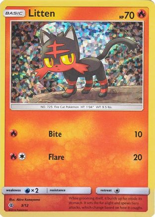 Litten 003/12  - Holofoil