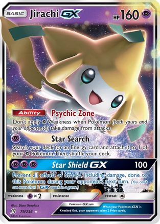 Jirachi GX 079/236  - Holofoil