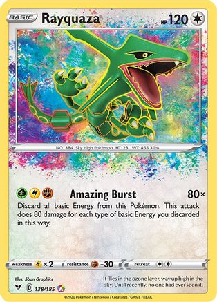 Rayquaza 138/185  - Holofoil