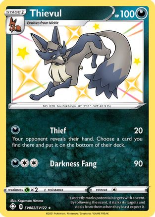 Thievul SV082/SV122  - Holofoil