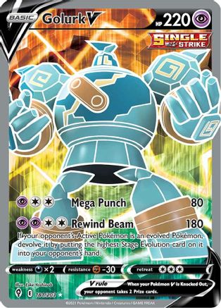 Golurk V (Full Art) 181/203  - Holofoil