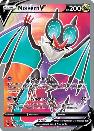 Noivern V (Full Art) 195/203  - Holofoil
