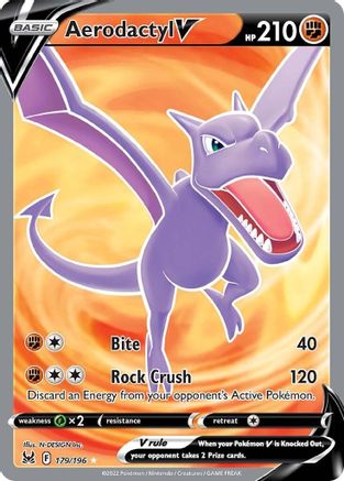 Aerodactyl V (Full Art) 179/196  - Holofoil
