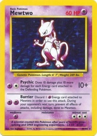 Mewtwo (010/102) (Holofoil) [Base Set]