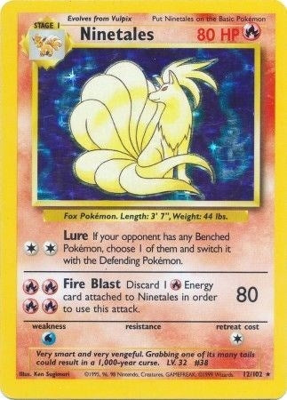 Ninetales (012/102) (Holofoil) [Base Set]