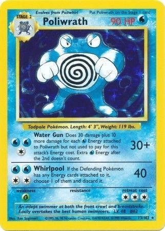 Poliwrath (013/102) (Holofoil) [Base Set]