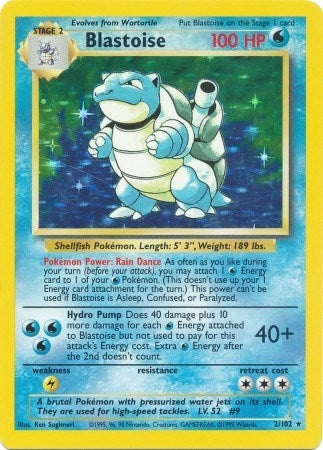 Blastoise (002/102) (Holofoil) [Base Set]