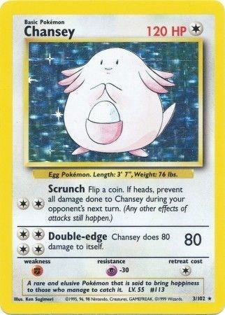 Chansey (003/102) (Holofoil) [Base Set]