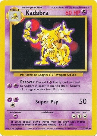 Kadabra (032/102) [Base Set]