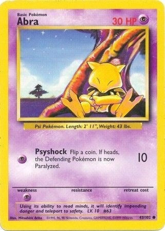 Abra (043/102) [Base Set]