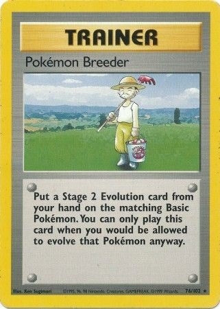 Pokemon Breeder (076/102) [Base Set]