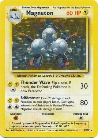 Magneton (009/102) (Holofoil) [Base Set]