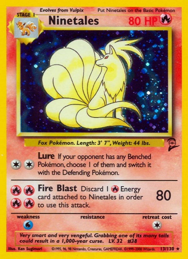 Ninetales (013/130) (Holofoil) [Base Set 2]