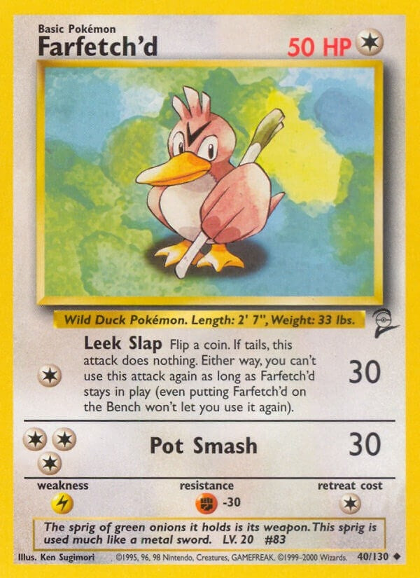 Farfetch'd (040/130) [Base Set 2]