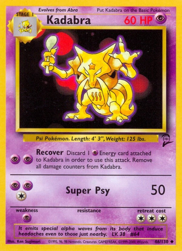 Kadabra (046/130) [Base Set 2]