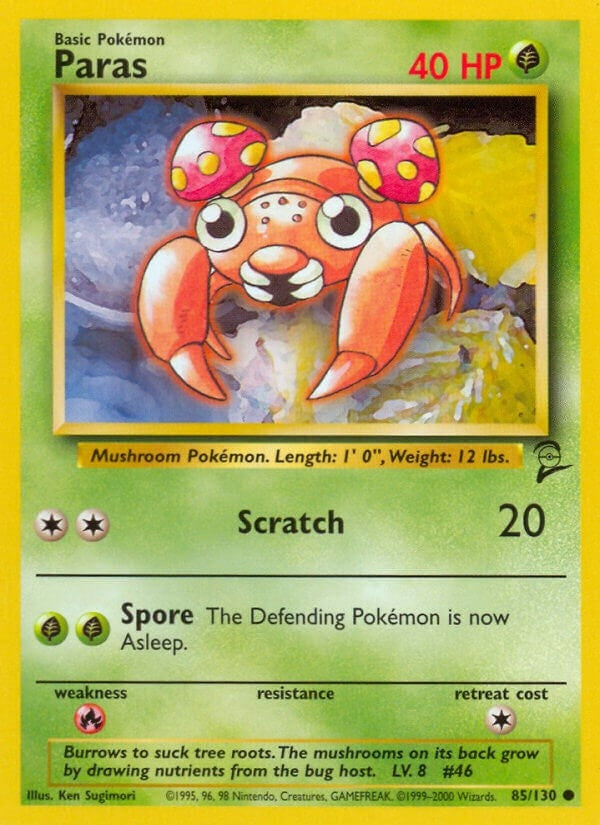 Paras (085/130) [Base Set 2]