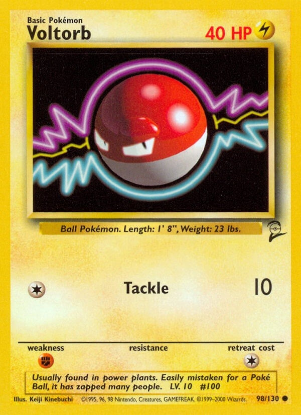Voltorb (098/130) [Base Set 2]