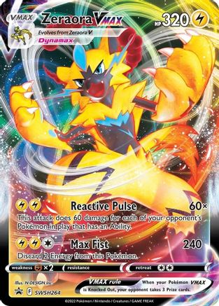 Zeraora VMAX SWSH264  - Holofoil