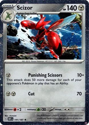 Scizor 141/197  - Holofoil
