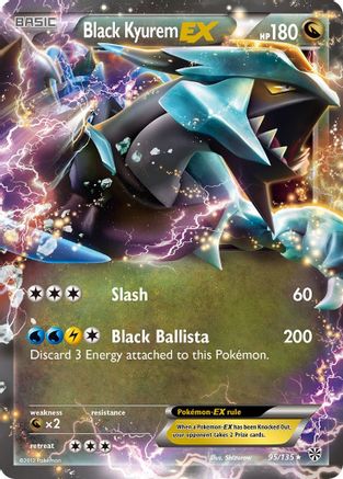 Black Kyurem EX 095/135  - Holofoil