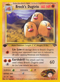 Brock's Dugtrio (022/132) (1st Edition) [Gym Challenge]