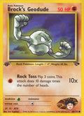 Brock's Geodude (068/132) (1st Edition) [Gym Challenge]