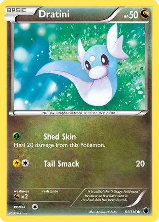 Dratini 081/116  - Reverse Holofoil