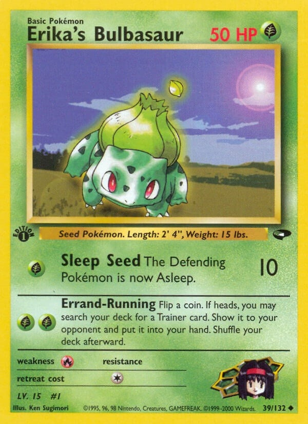 Erika's Bulbasaur (039/132) (1st Edition) [Gym Challenge]