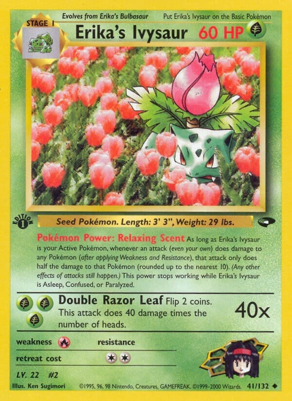 Erika's Ivysaur (041/132) (Unlimited) [Gym Challenge]
