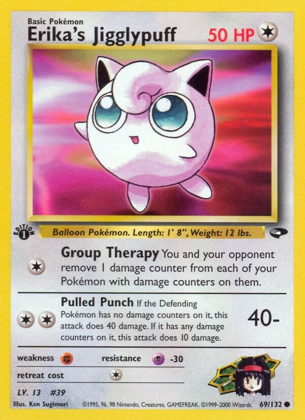 Erika's Jigglypuff (069/132) (Unlimited) [Gym Challenge]