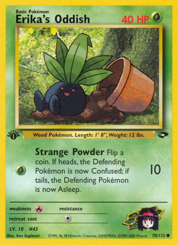 Erika's Oddish (070/132) (Unlimited) [Gym Challenge]