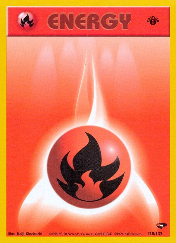 Fire Energy (128/132) (Unlimited) [Gym Challenge]