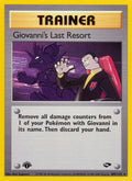 Giovanni's Last Resort (105/132) (1st Edition) [Gym Challenge]