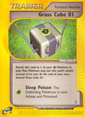 Grass Cube 01 124  - Reverse Holofoil