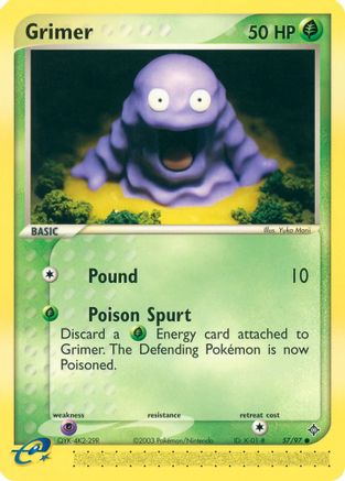 Grimer 057/97  - Reverse Holofoil