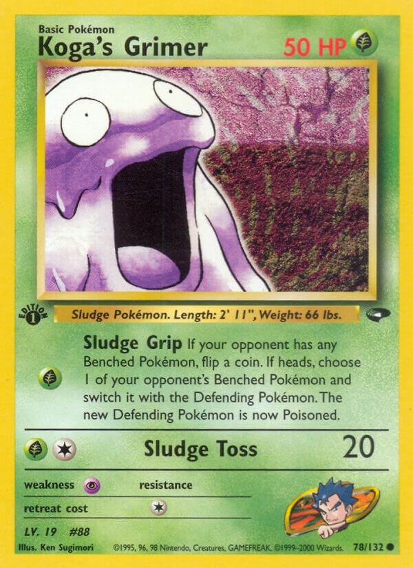 Koga's Grimer (078/132) (Unlimited) [Gym Challenge]