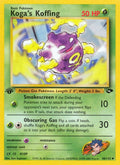 Koga's Koffing (48) (048/132) (1st Edition) [Gym Challenge]
