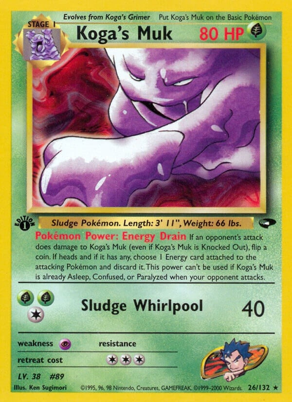 Koga's Muk (026/132) (1st Edition) [Gym Challenge]